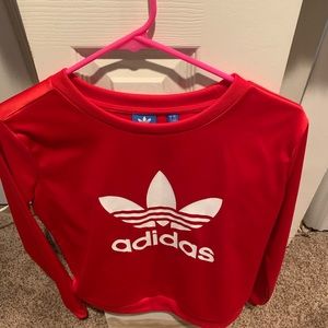 Adidas Red Sweat Shirt